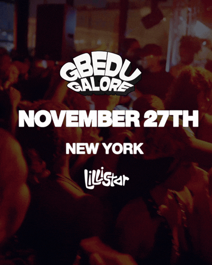 Gbedu Galore (11/27) NYC Rooftop Party | Black Friday