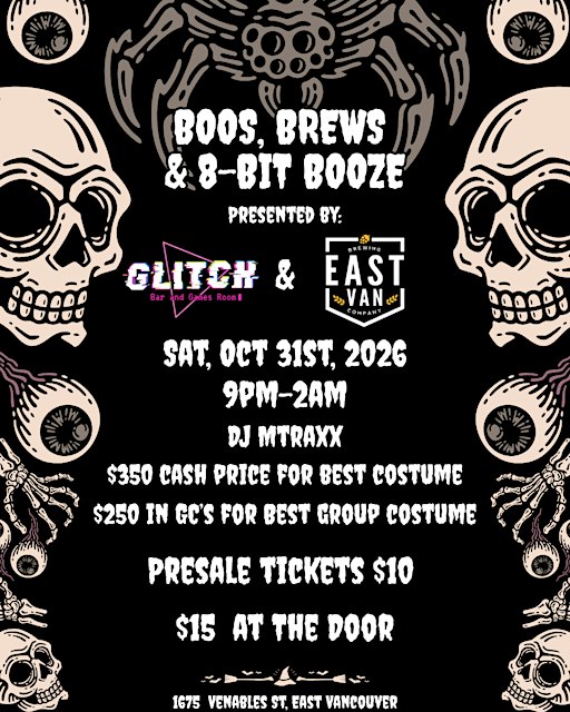 BOOS, BREWS  & 8-BIT BOOZE 2.0