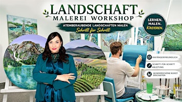 Acryl-Landschaften malen & Hugo in Wien (Deutsch+English) PAINT &  SIP