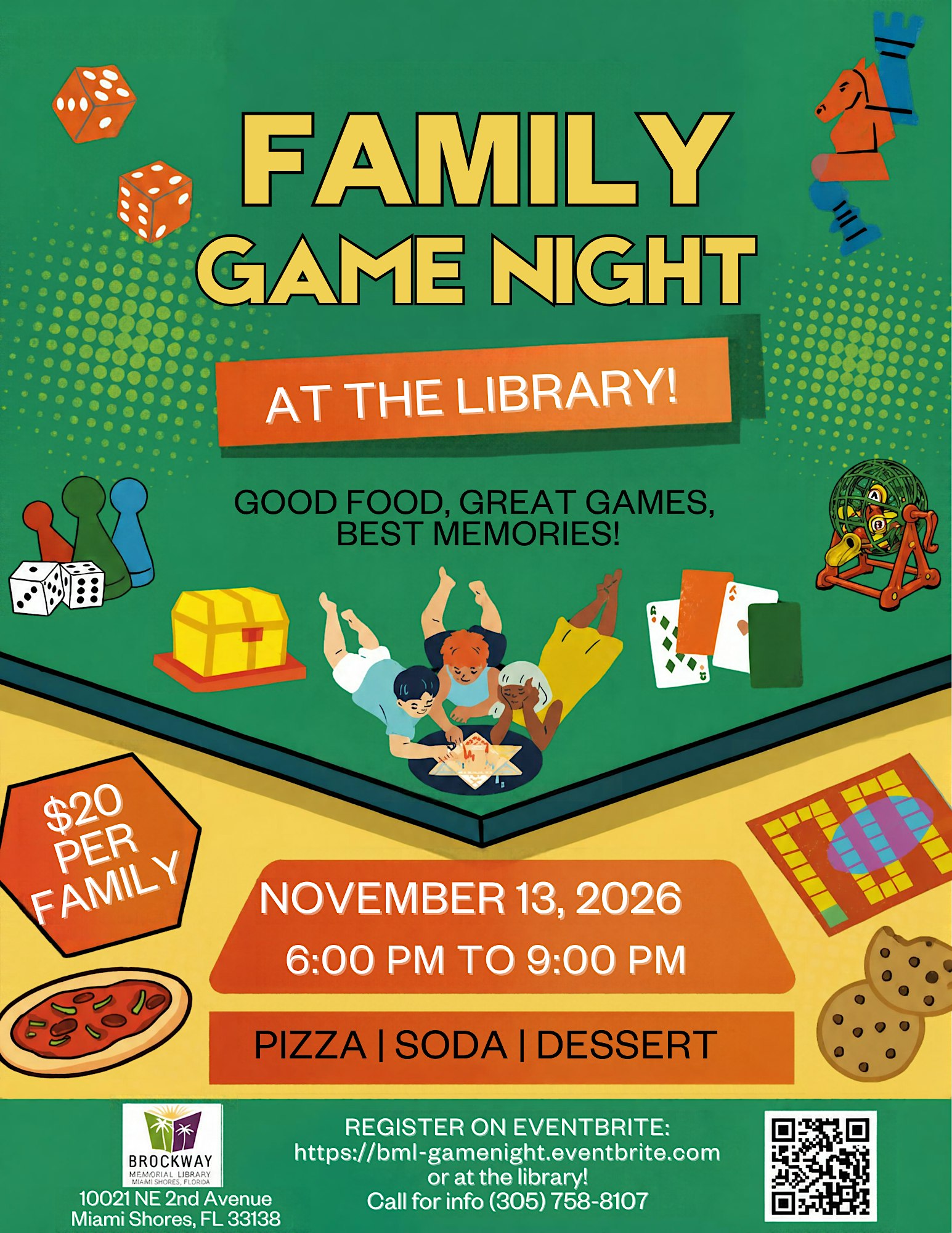 Family Game Night at the Library!