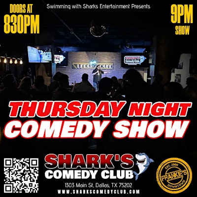 Shark's Comedy Club | Thursday Night Comedy Show 9PM
