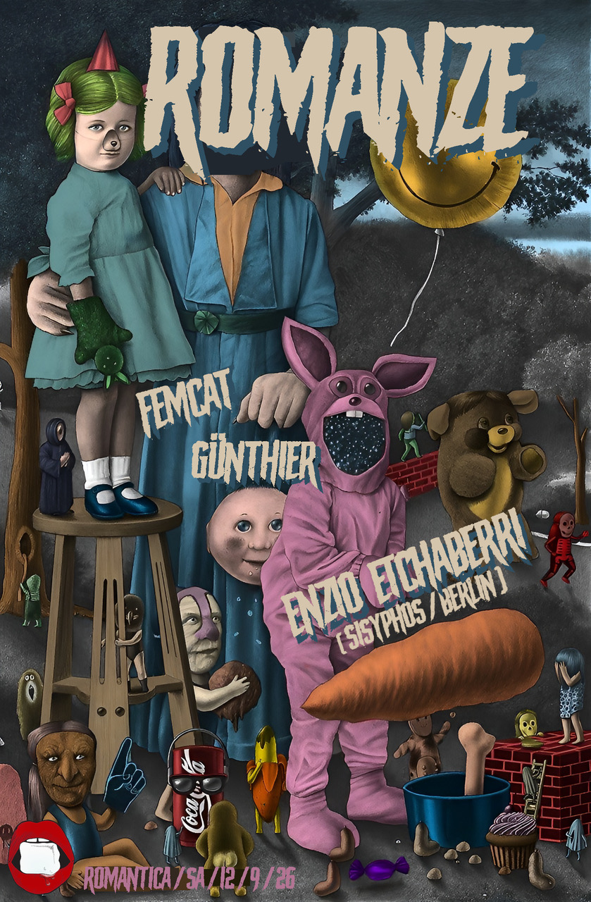 ROMANZE meets Enzio Etchaberri (SISYPHOS), Femcat & GÜNTHIER