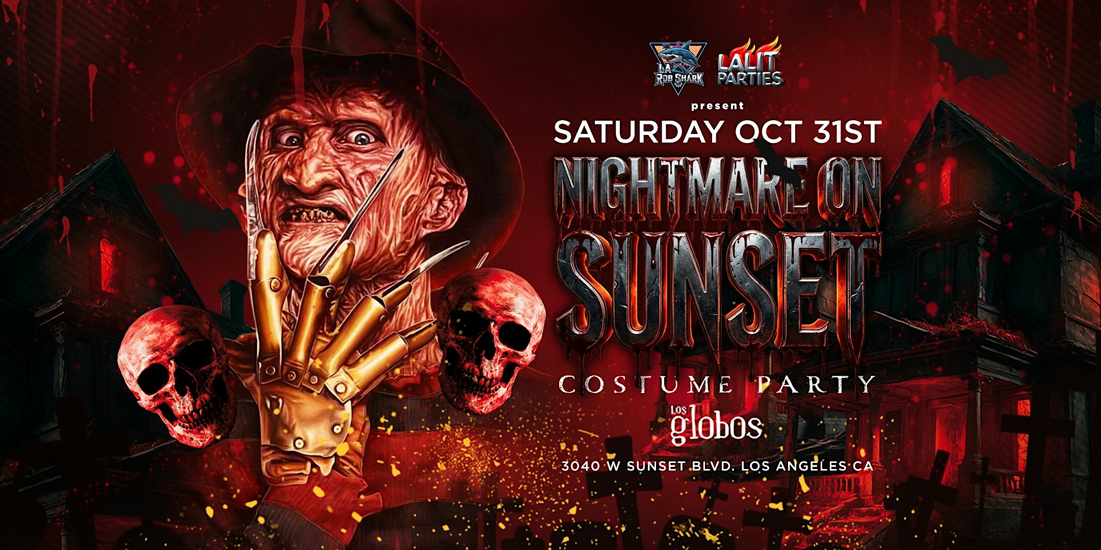 SATURDAY HUGE ASIAN HALLOW PARTY NIGHTMARE ON SUNSET LOS GLOBOS FREE W/RSVP