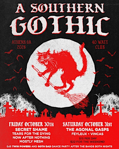 A SOUTHERN GOTHIC TWO DAY PASS