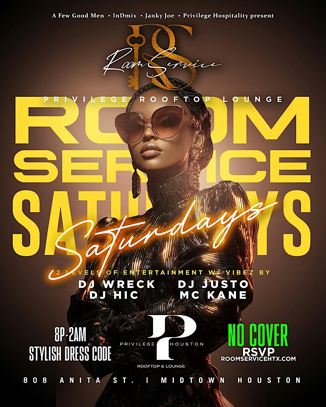 ROOM SERVICE SATURDAYs at PRIVILEGE ULTRA Lounge