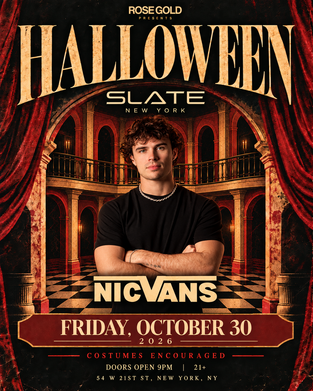 Halloween at Slate ft. Nic Vans — Oct 30th