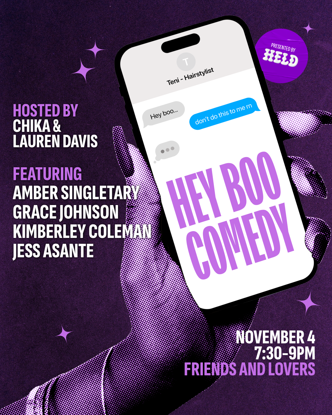Hey Boo Comedy Show by HELD