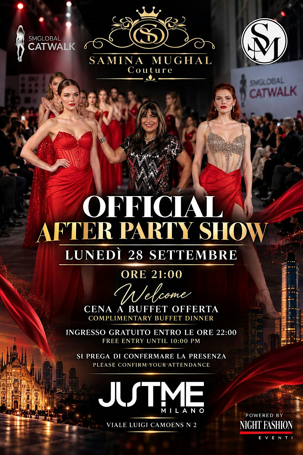 MILAN | Fashion Week - AFTER PARTY  | SMGlobal Catwalk