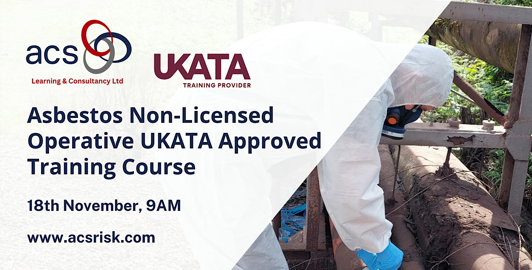 Asbestos Non-Licensed Operative UKATA Approved (Face-to-Face) Open Course