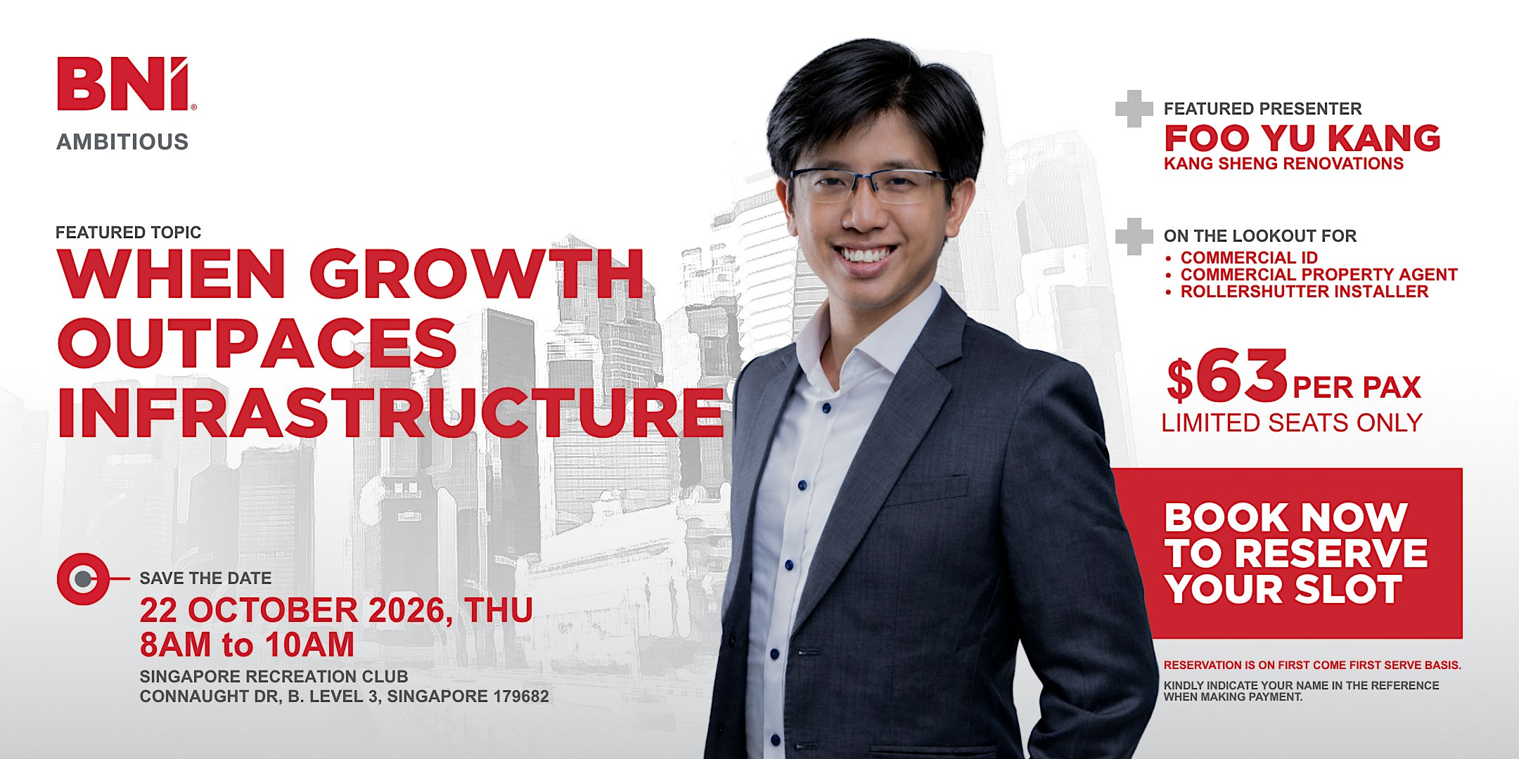 Professional Business Networking Session with BNI Ambitious Singapore