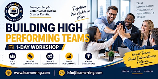 Building High Performing Teams 1-Day Workshop Nevada