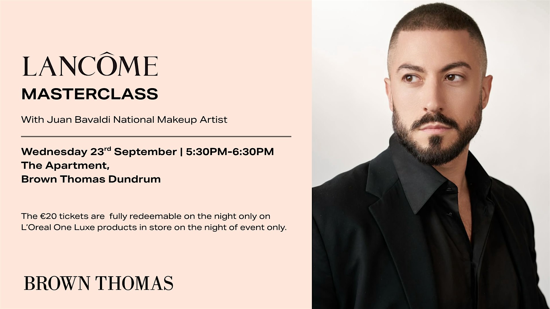 Explore Lancôme’s New Launches with Juan Bavaldi