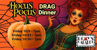 Hocus Pocus Halloween Drag Dinner