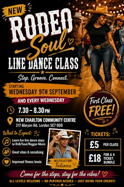 Rodeo Soul Line Dance Class