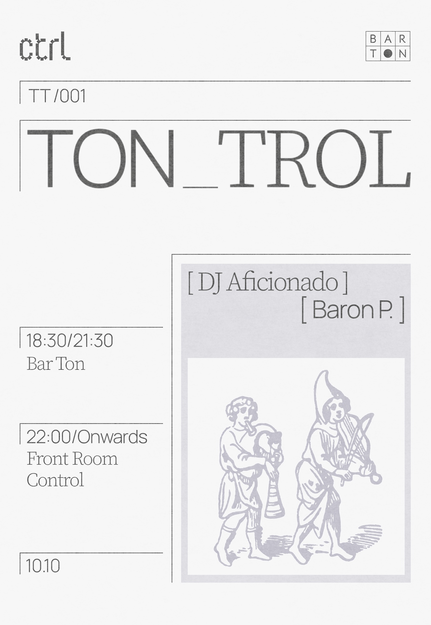 ctrl x BAR TON: DJ Aficionado [DE], Baron P