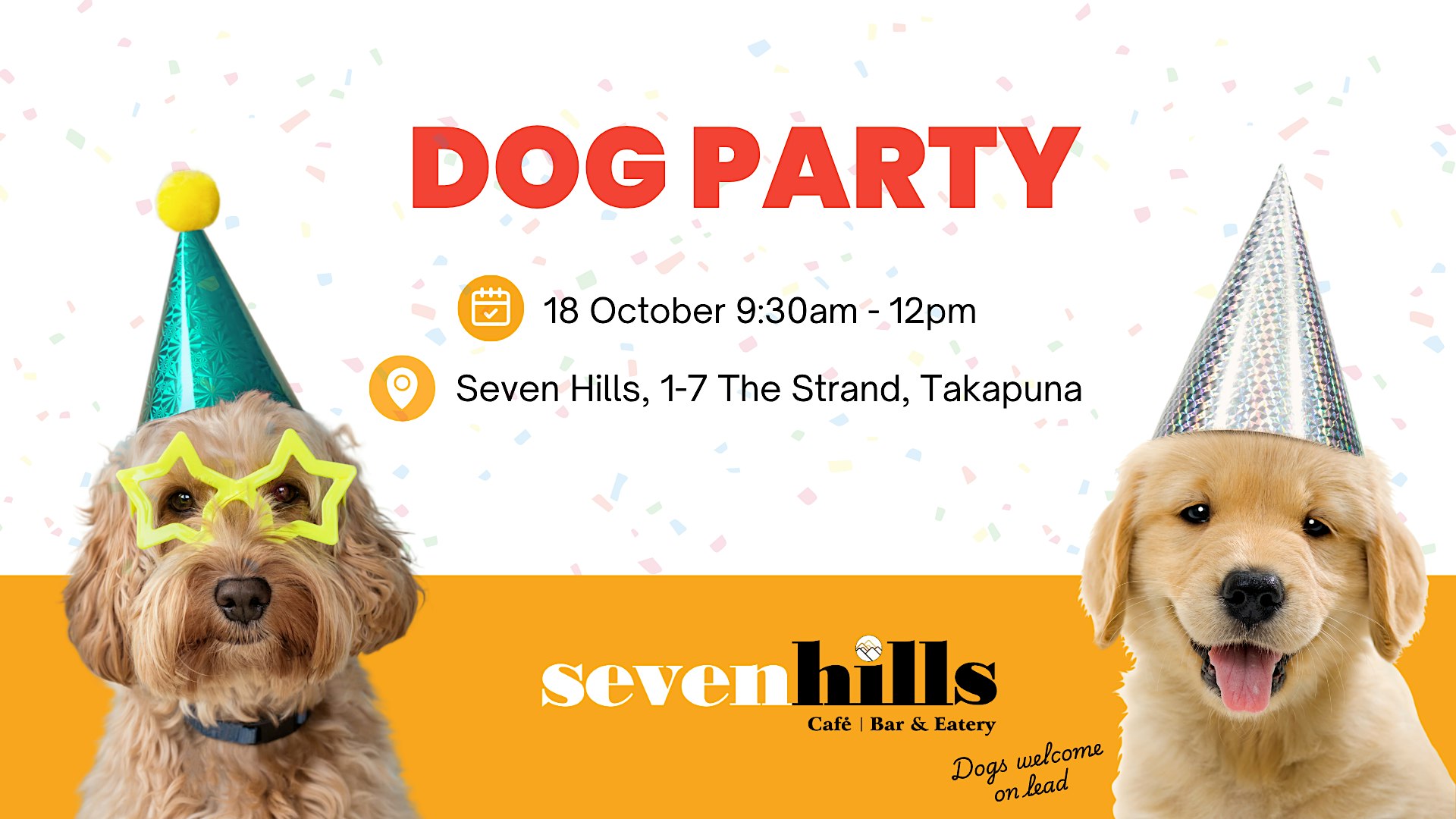 Dog Party at Seven Hills Cafe