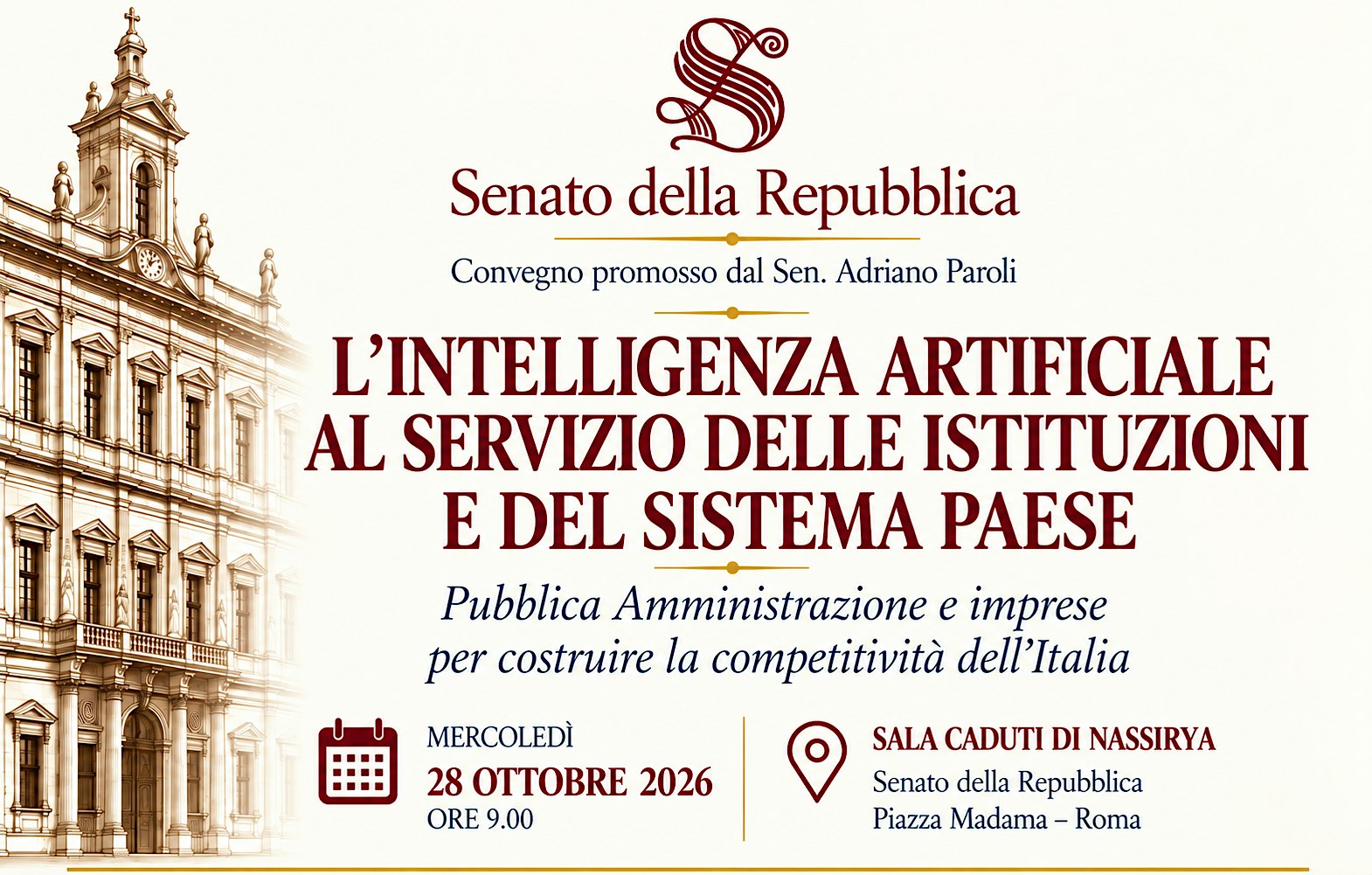 INTELLIGENZA ARTIFICIALE AL SERVIZIO DELLE ISTITUZIONI E DEL SISTEMA PAESE