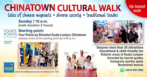 Chinatown Cultural Walk in Kuala Lumpur (tip-based)-Sunday session