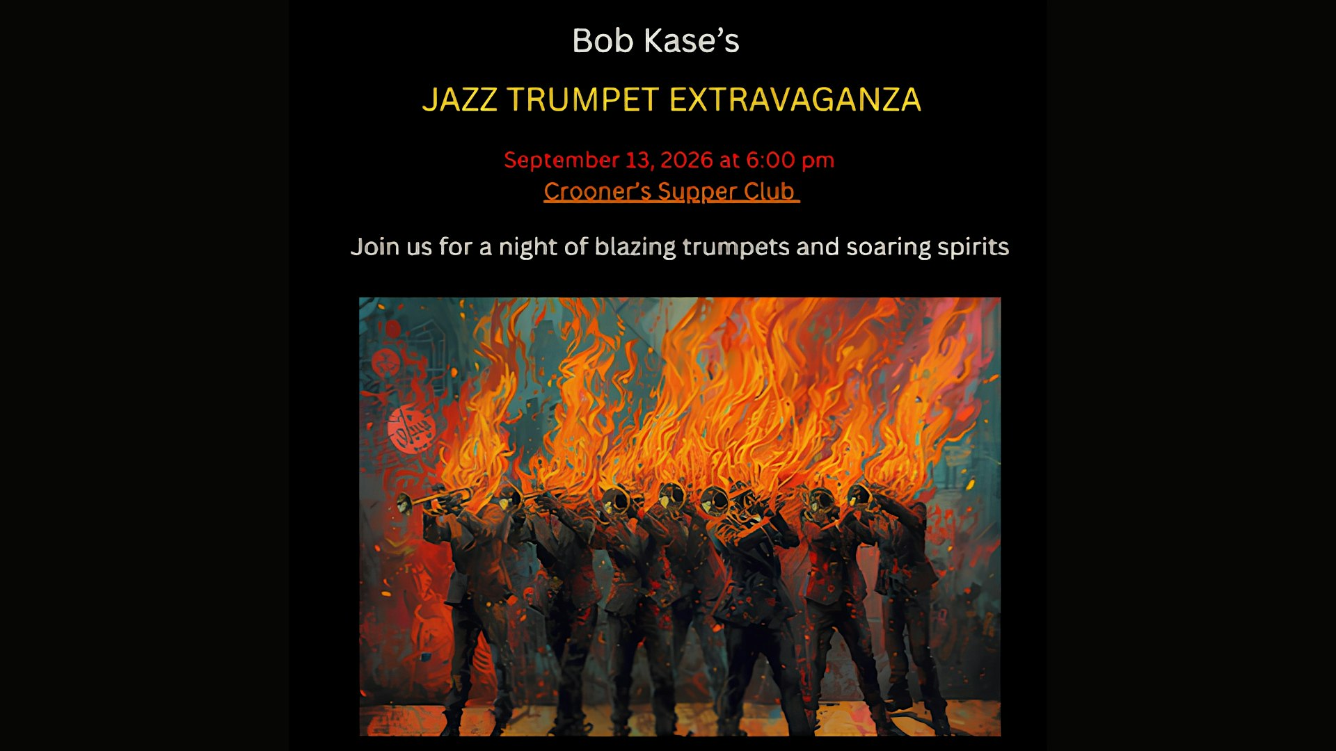 Bob Kase’s Jazz Trumpet Extravaganza