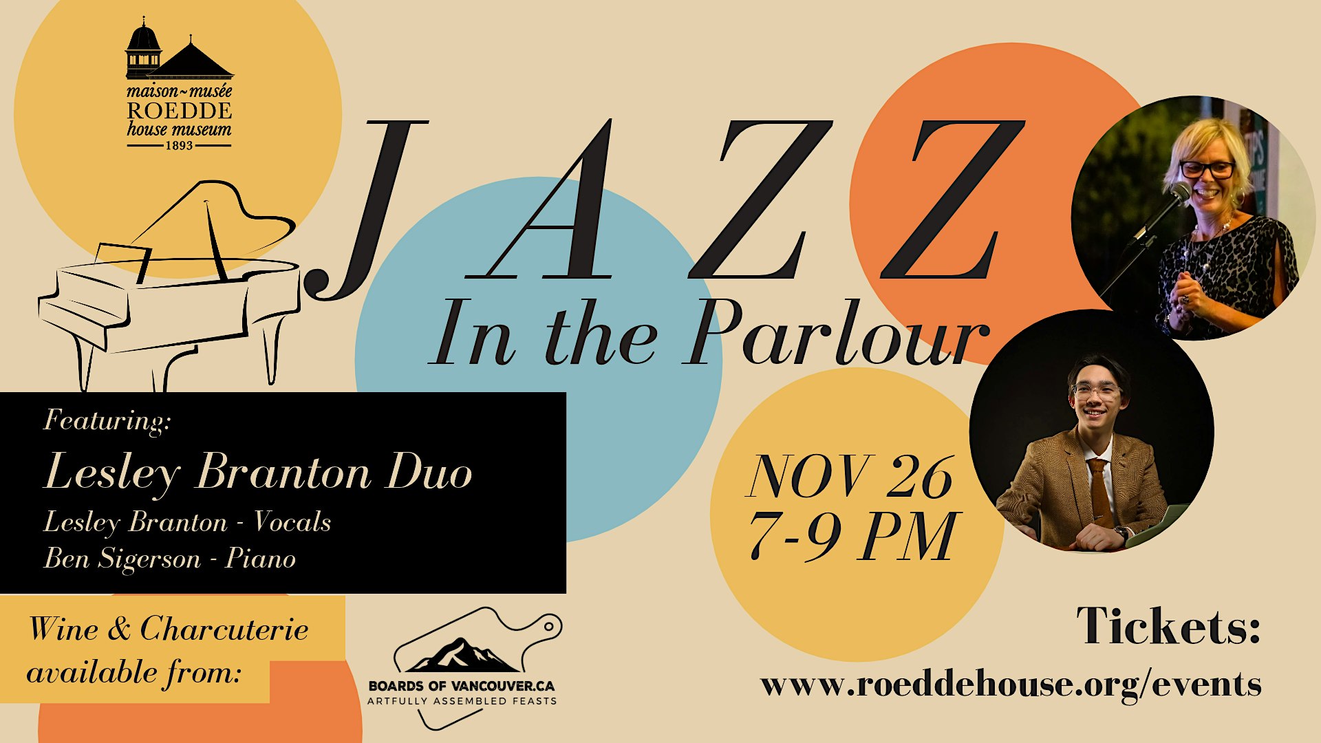 Jazz in the Parlour: Lesley Branton Duo