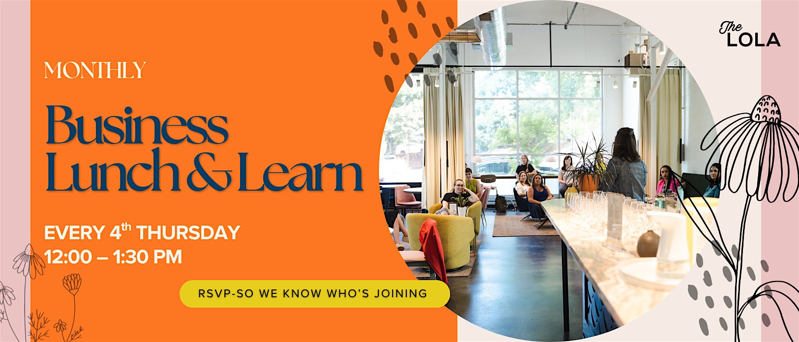 September Business Lunch & Learn @ The Lola
