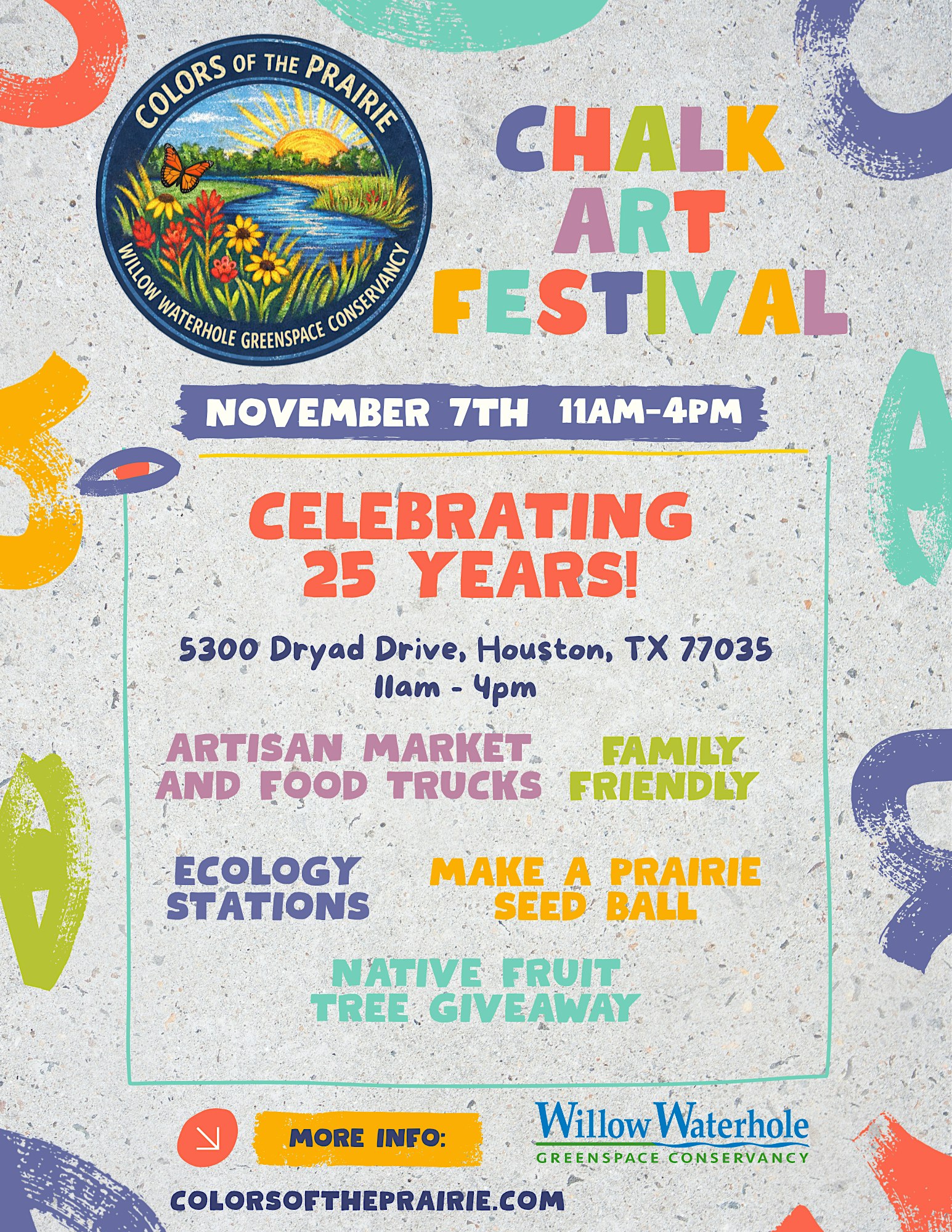 Colors of the Prairie Chalk Art Festival
