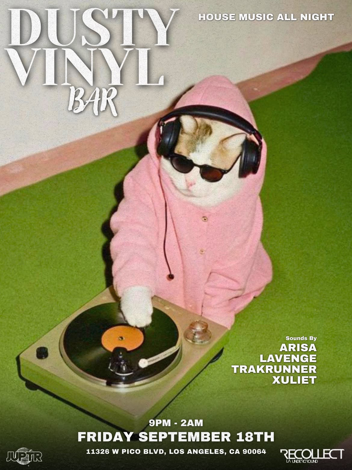 JUPTR X RECOLLECT AT Dusty Vinyl