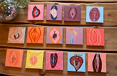 Vulva Painting Workshop - Art, Anatomy, & Open Conversation