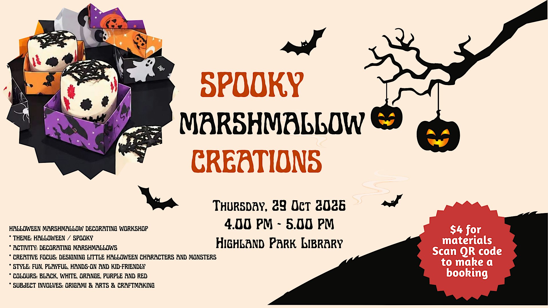 Spooky Marshmallow Creations