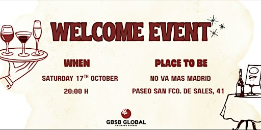 GBSB Global Welcome Event - Madrid