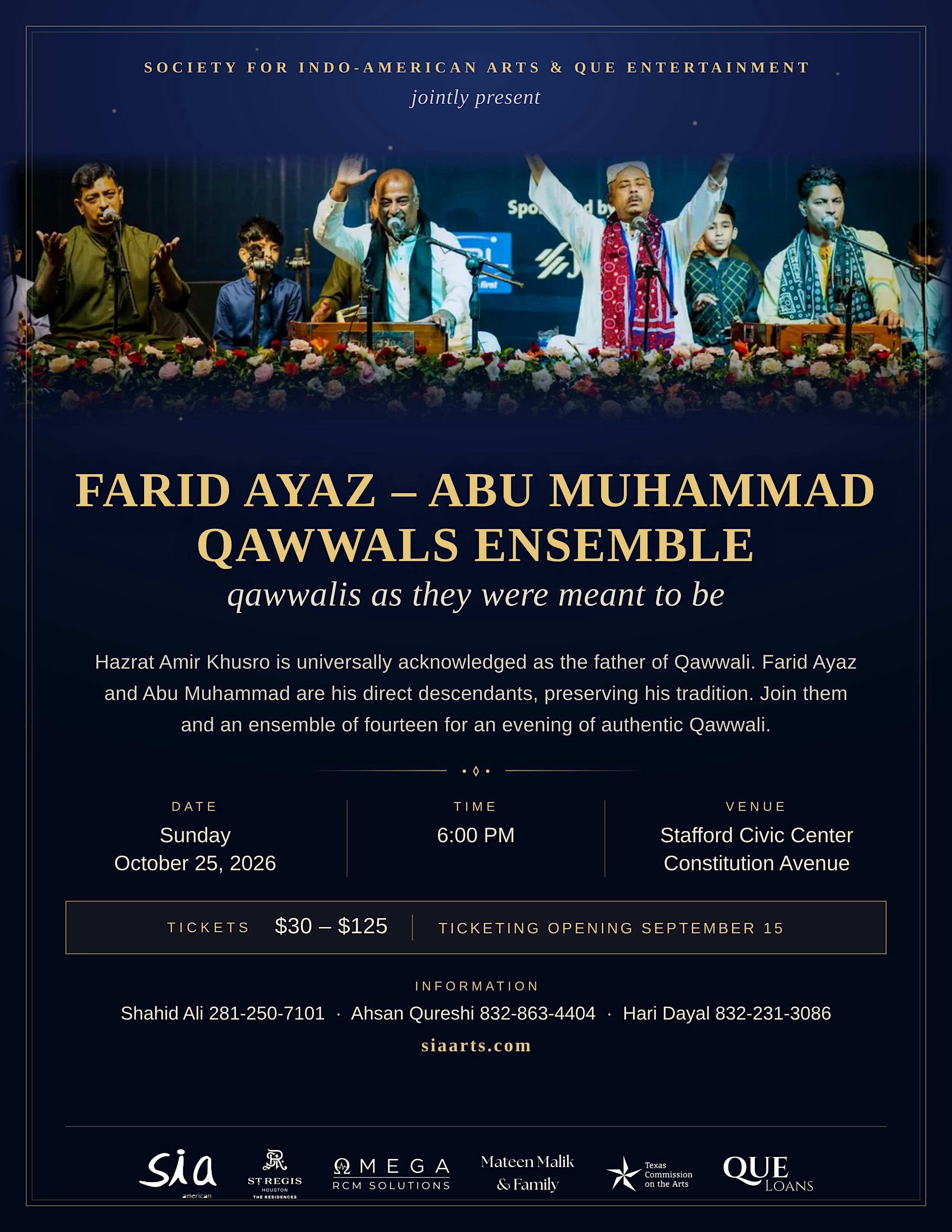 Farid Ayaz - Abu Muhammad Qawwals Ensemble