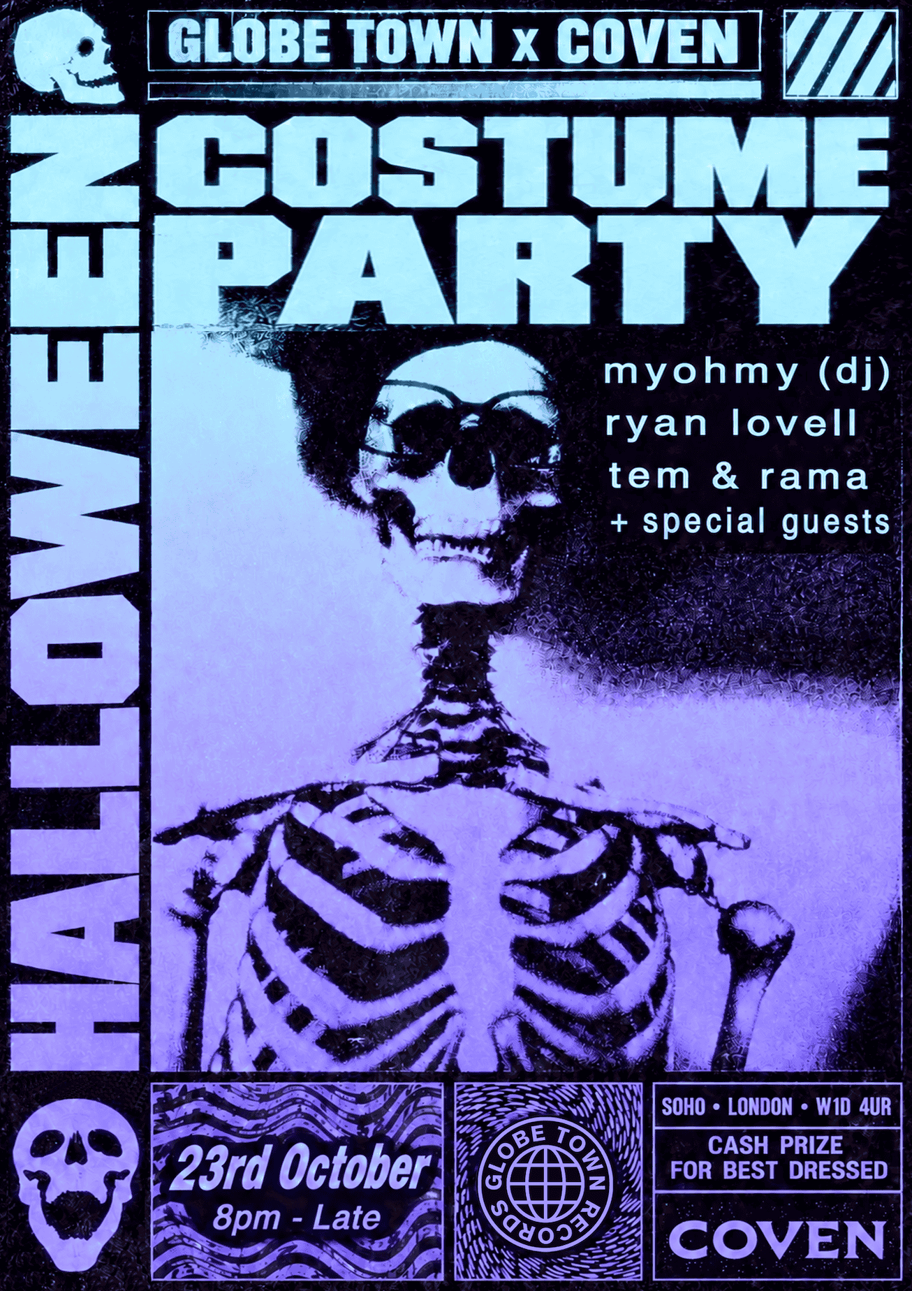 GLOBE TOWN RECORDS presents: HALLOWEEN COSTUME PARTY