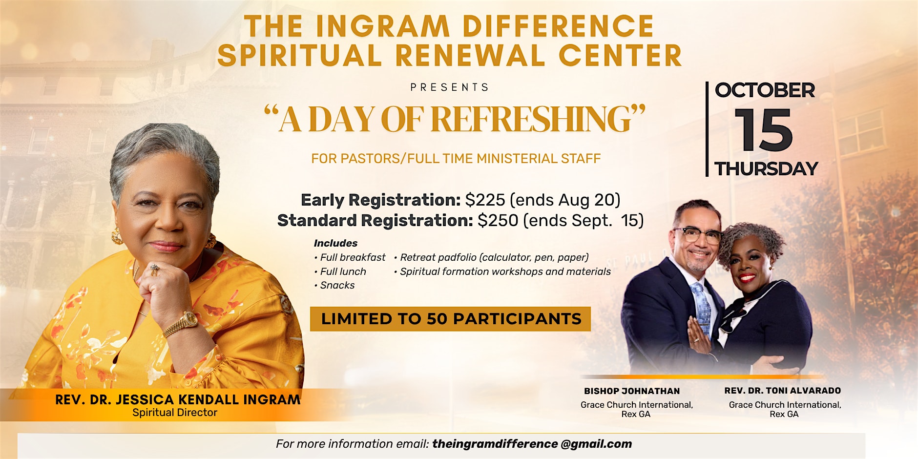 A One-Day Spiritual Renewal Retreat for Senior Pastors