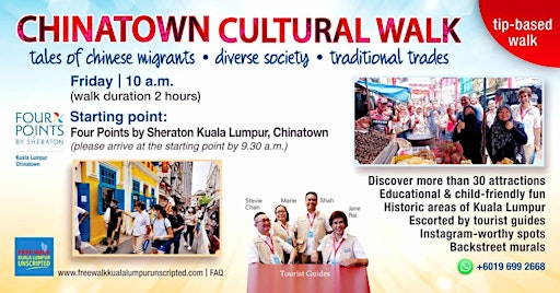 Chinatown Cultural Walk in Kuala Lumpur (tip-based)-Friday session