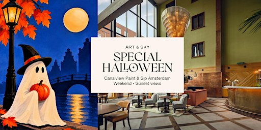 Friday Canalfront Painting: 3h00 workshop "Special Halloween" Vessel