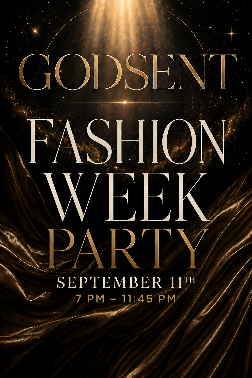 ⭐️GODSENT FASHION WEEK ROOFTOP BIRTHDAY PARTY ‼️ 👑