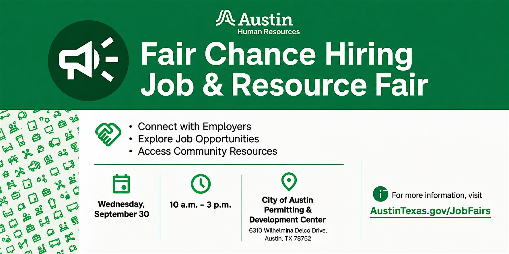 2026 City of Austin Fair Chance Hiring Job & Resource Fair