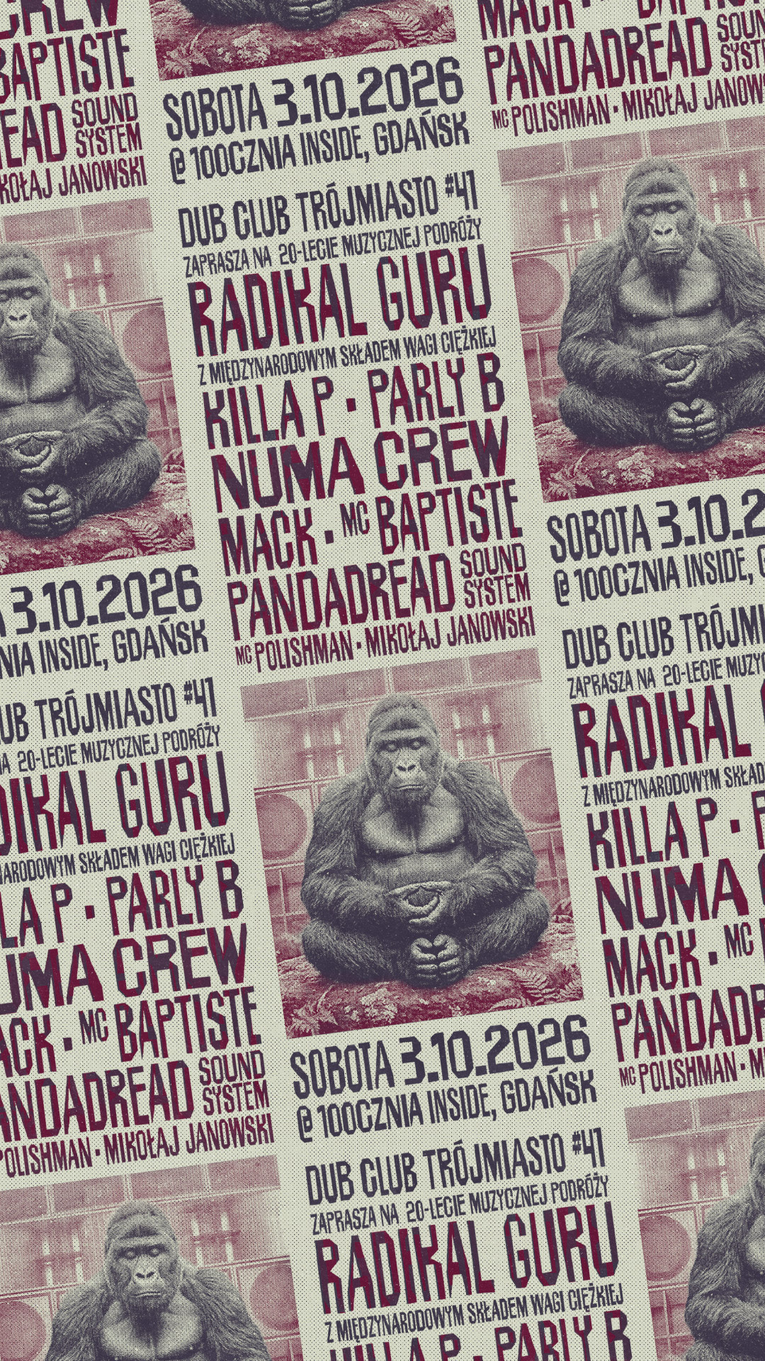 Dub Club Trójmiasto 41: 20yrs of Radikal Guru with Killa P, Numa Crew and others