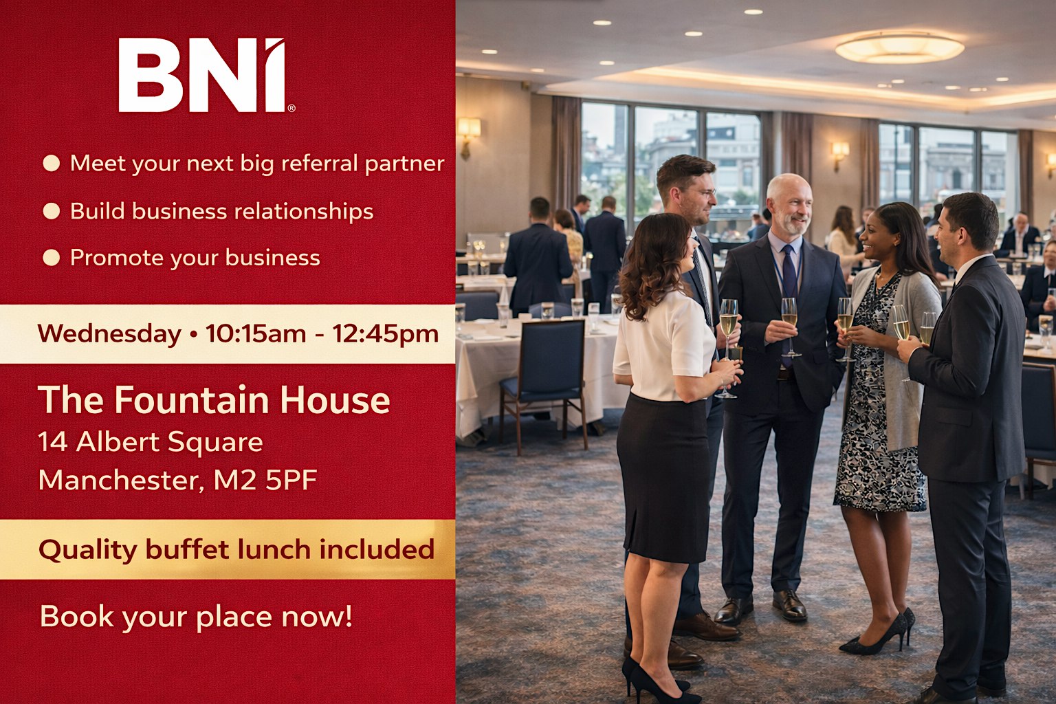 BNI  business referral networking - city centre