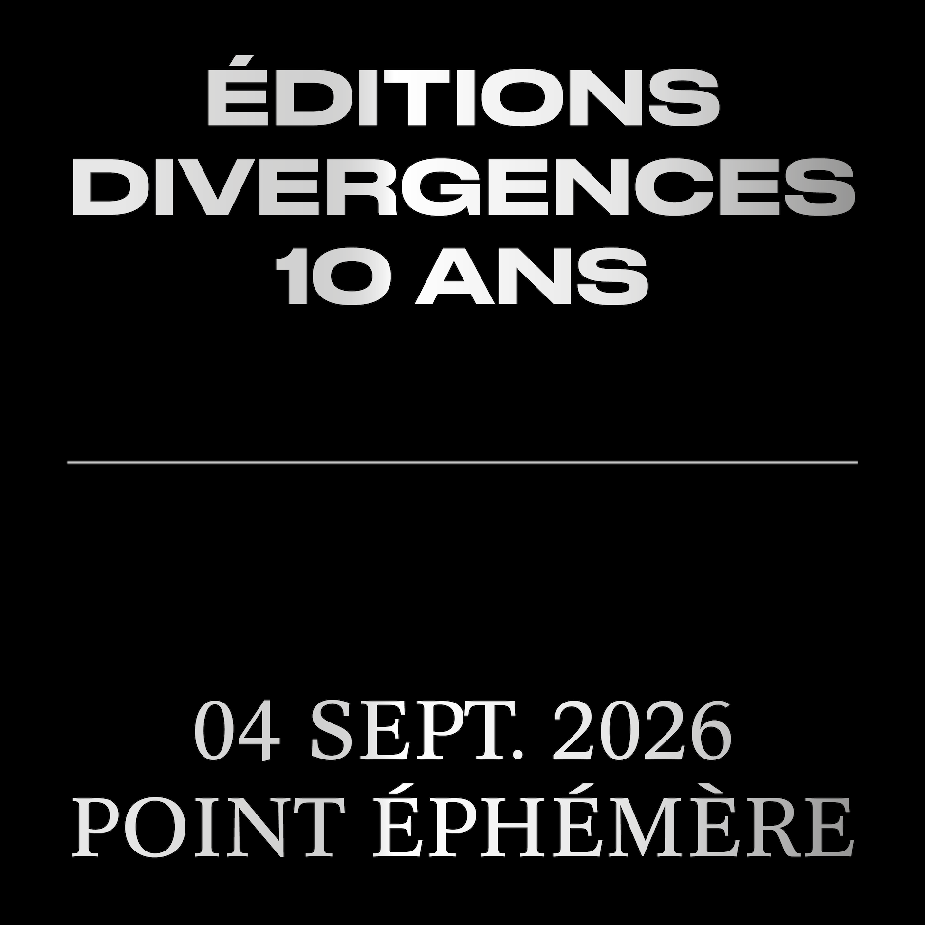 10 ans Divergences