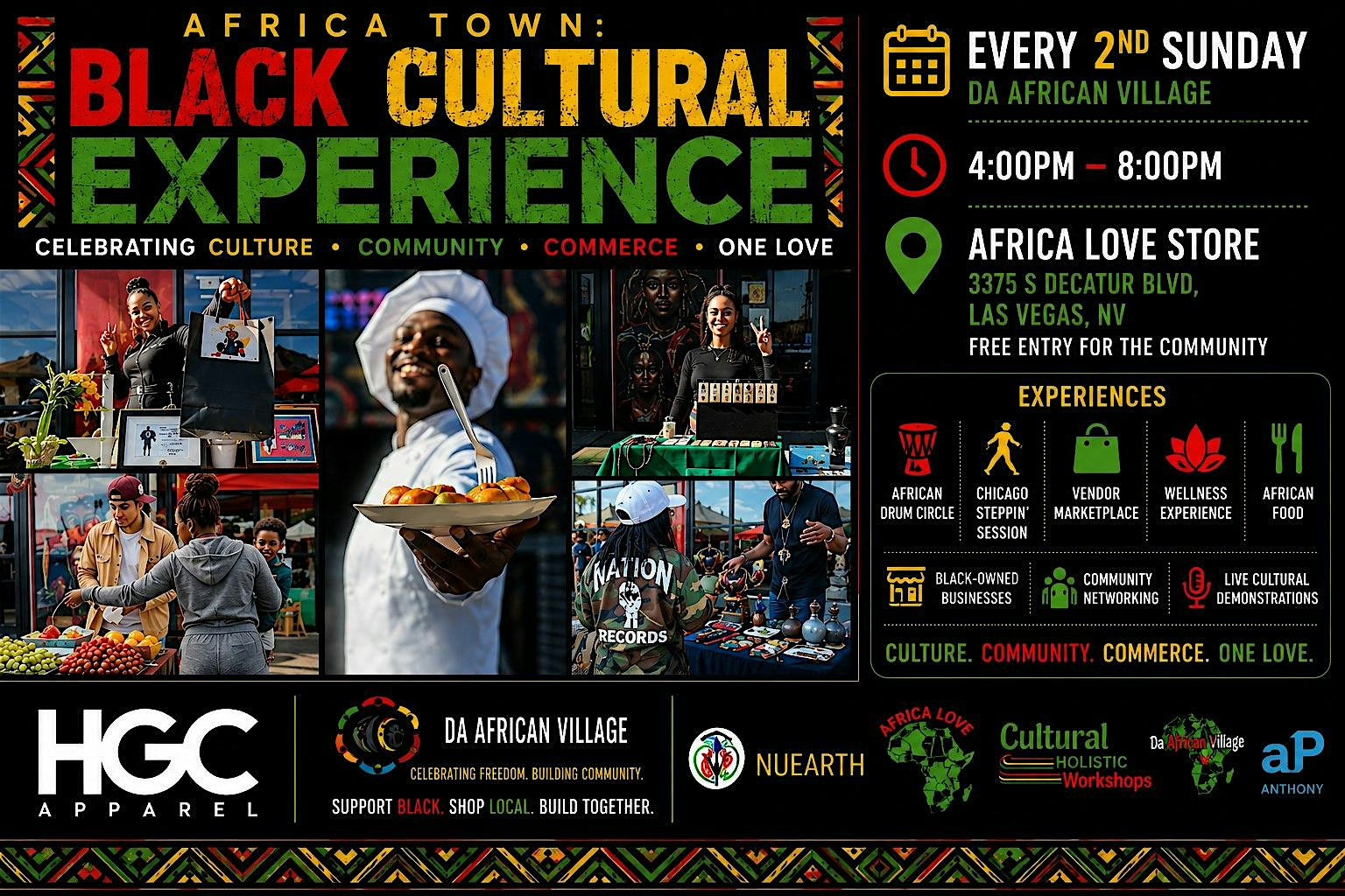 Africa Town Cultural Experiencel | Art, Music  & Black Businesses