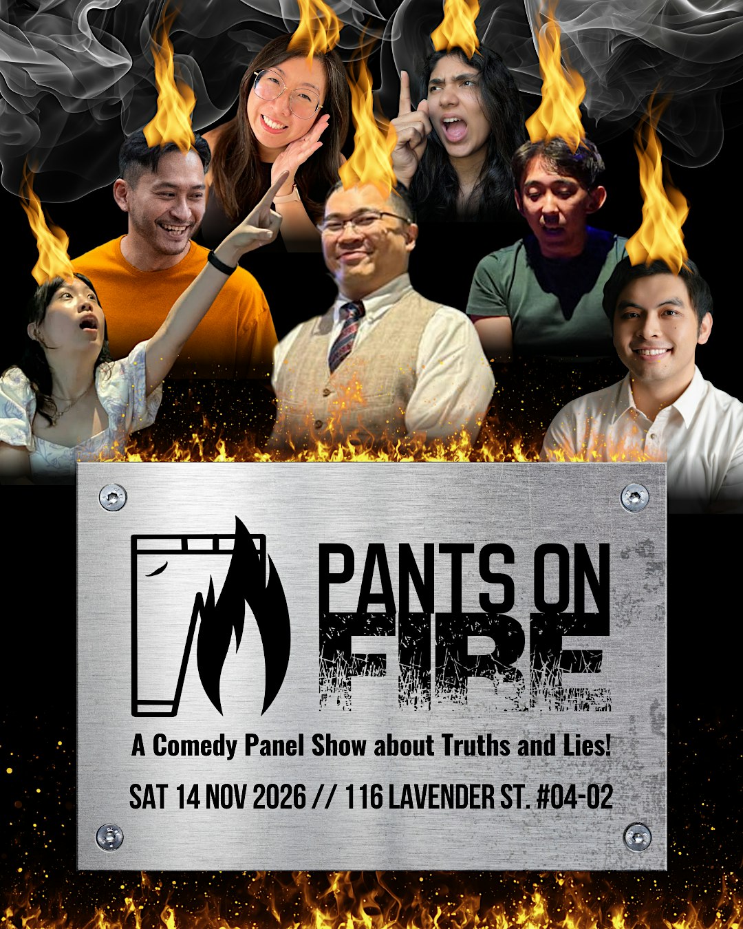 PANTS ON FIRE! A Comedy Panel Show About Truths & Lies