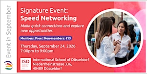 Speed Networking