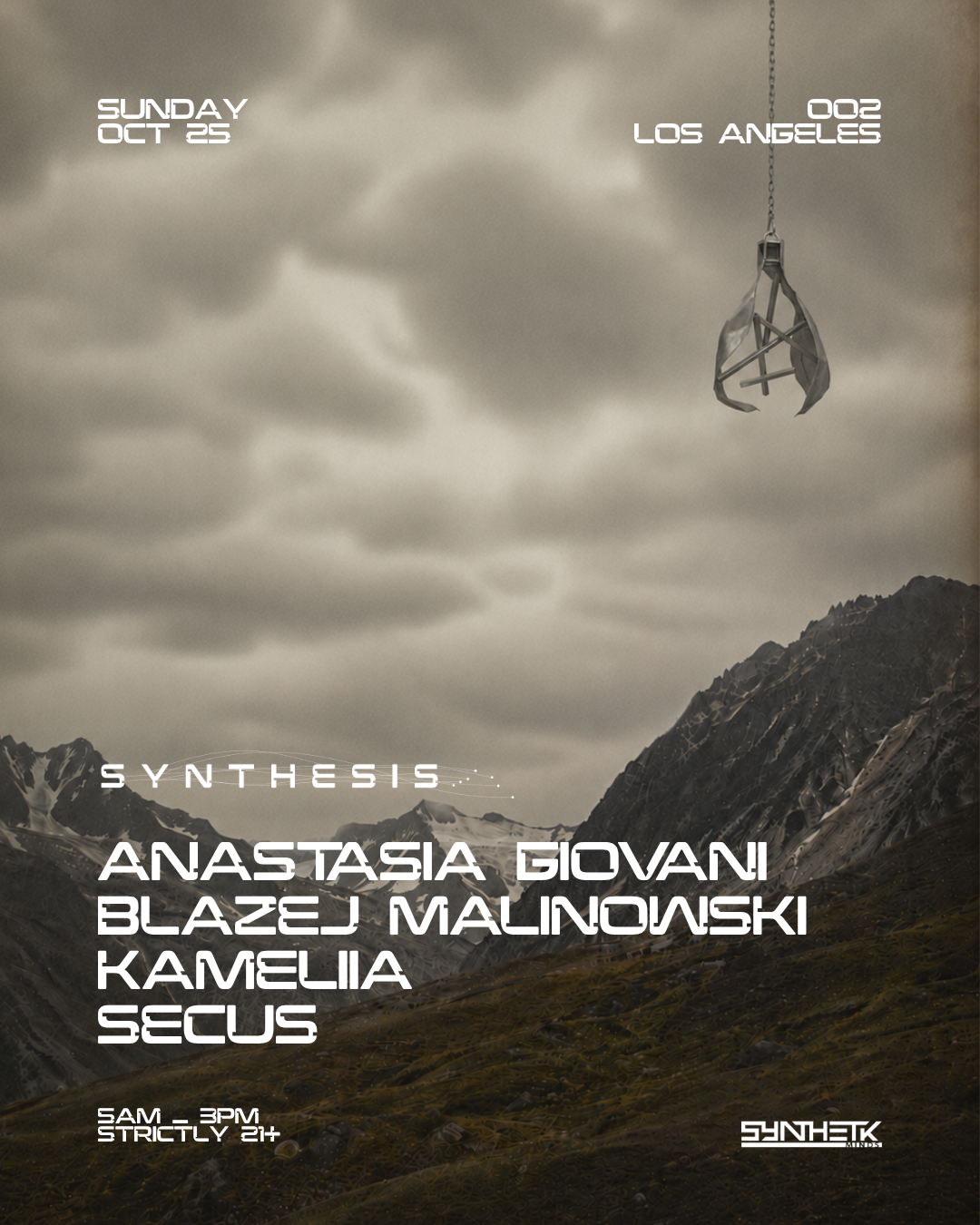 SYNTHESIS 002: Anastasia Giovani, Blazej Malinowski, Kameliia & Secus