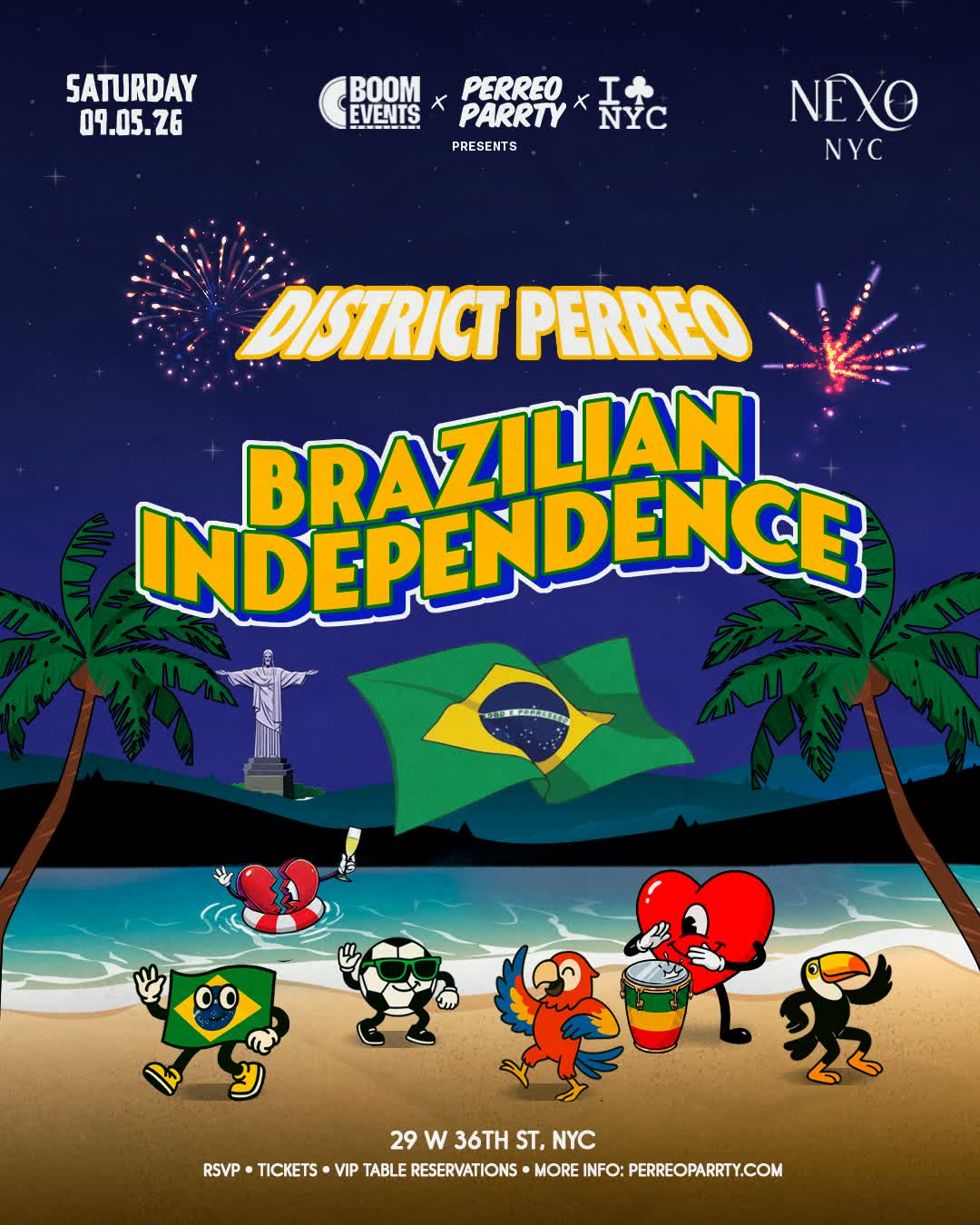 Brazilian Independence Dance Party CLUB NYC Midtown