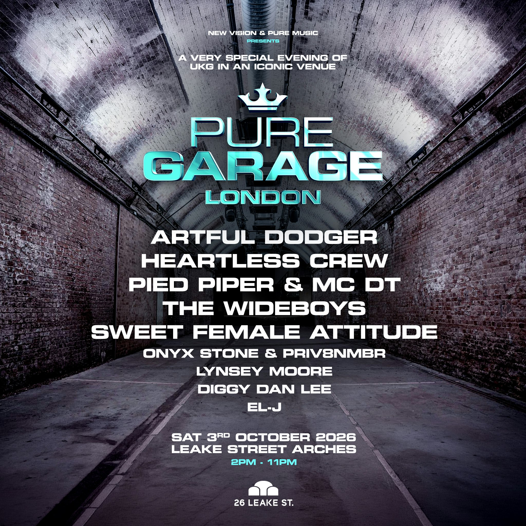PURE Garage at Leake Street Tunnels