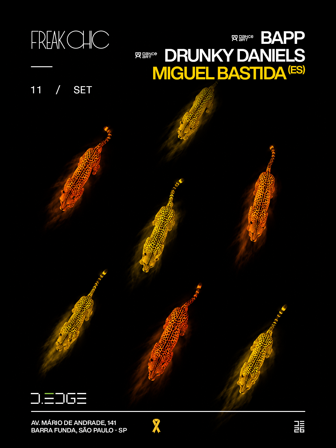 FREAK CHIC D-EDGE SP pres.: P1: Miguel Bastida (ES). BAPP. Drunky Daniels