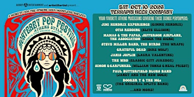 Monterey Pop Music Festival: Athens Style @ Terrapin Beer Co.