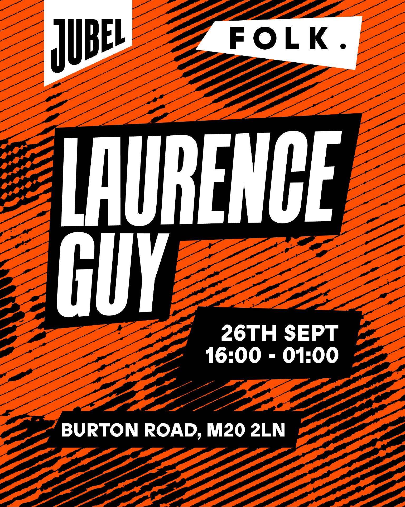 Jubel presents: Laurence Guy at Folk