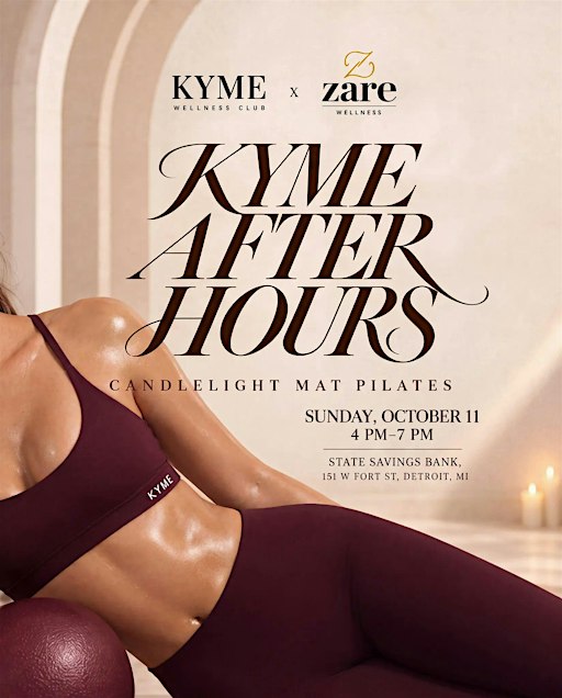Candlelight Pilates Event - Detroit, MI | October 11th